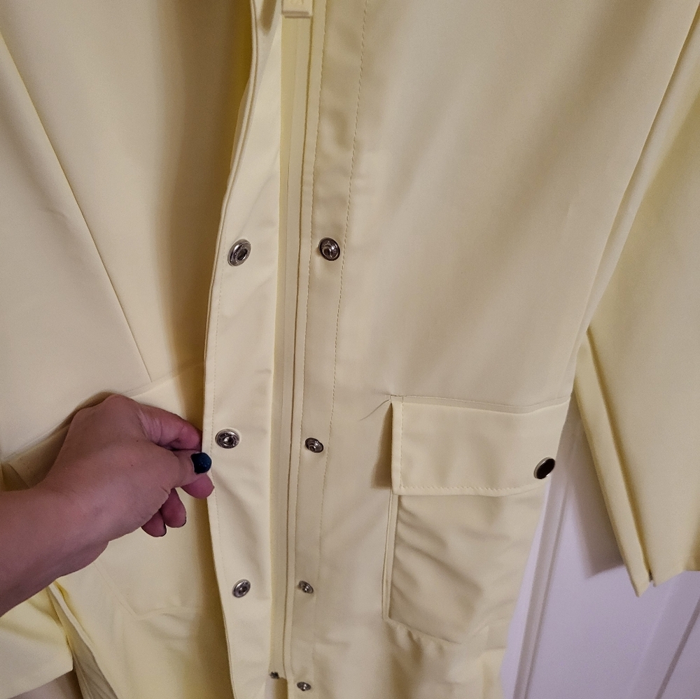 RAINS - Curve W Jacket Color (yellow) Size: Medium NWT - Picture 12 of 12